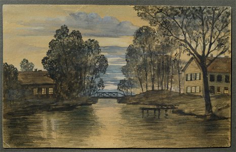 Hjalmar Söderberg Motif from Nacka Thielska 356e