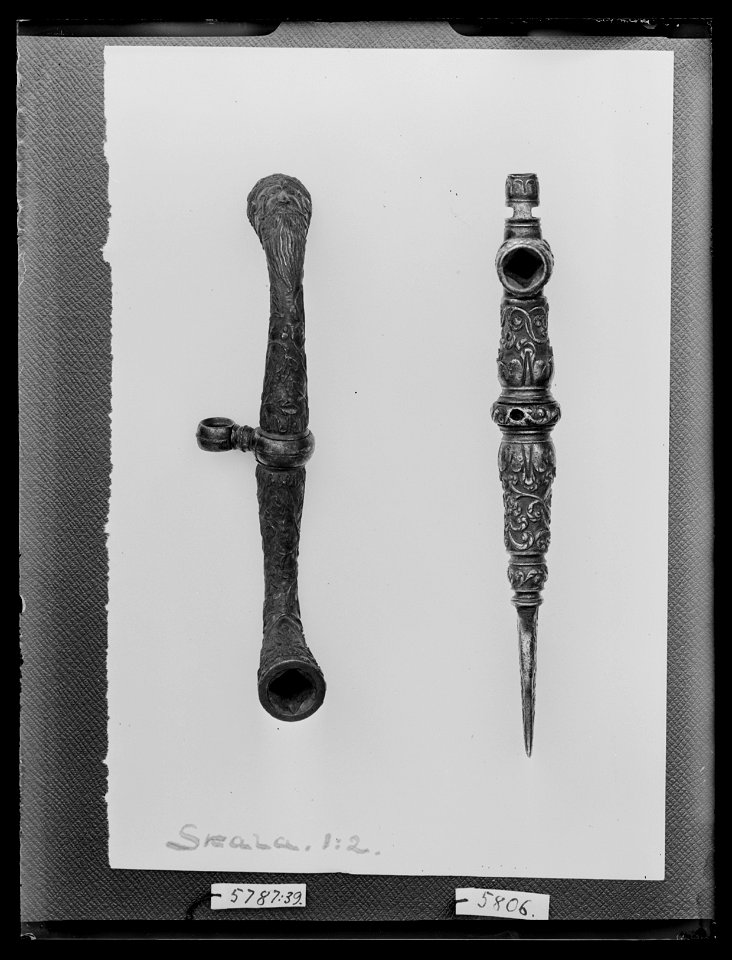 Hjullåsnyckel, möjligen Frankrike, 1600-talets mitt - Livrustkammaren - 19332