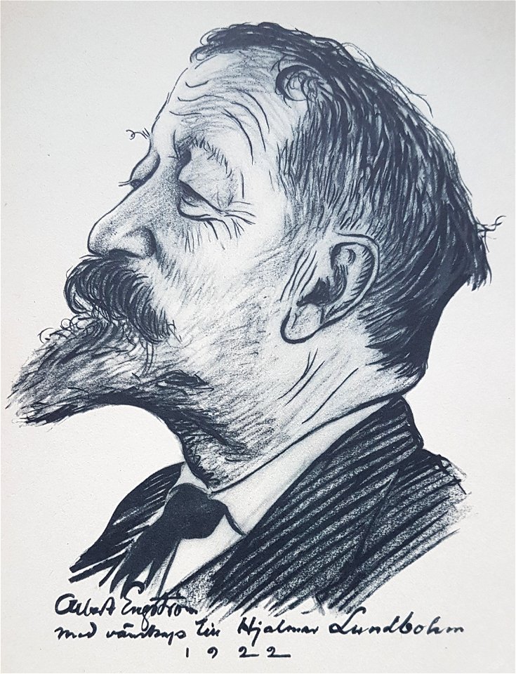 Hjalmar Lundbohm x Albert Engström 1922
