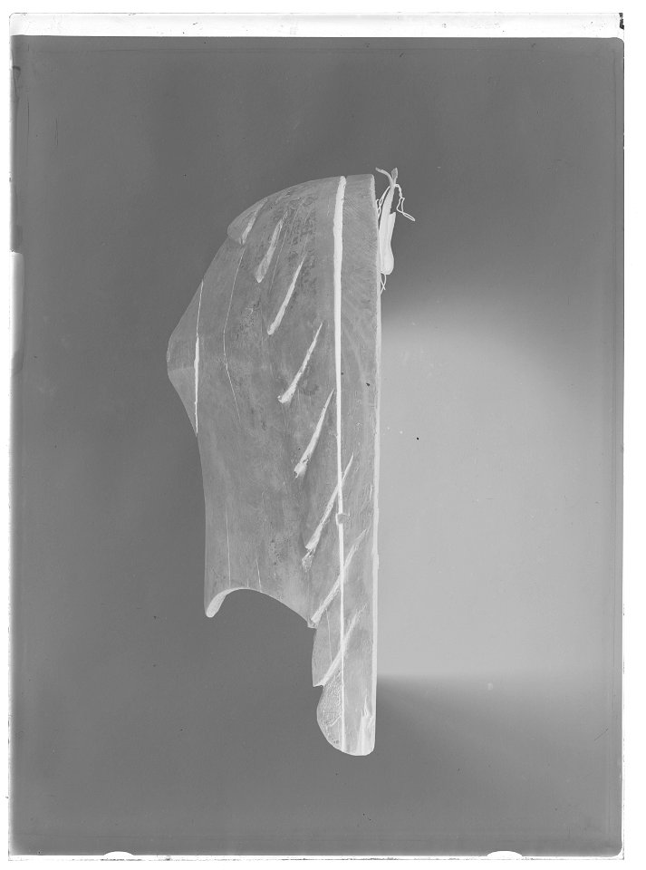 Hjälm till begravningsvapen Strängnäs domkyrka - E 15871 - Livrustkammaren - 78025-negative