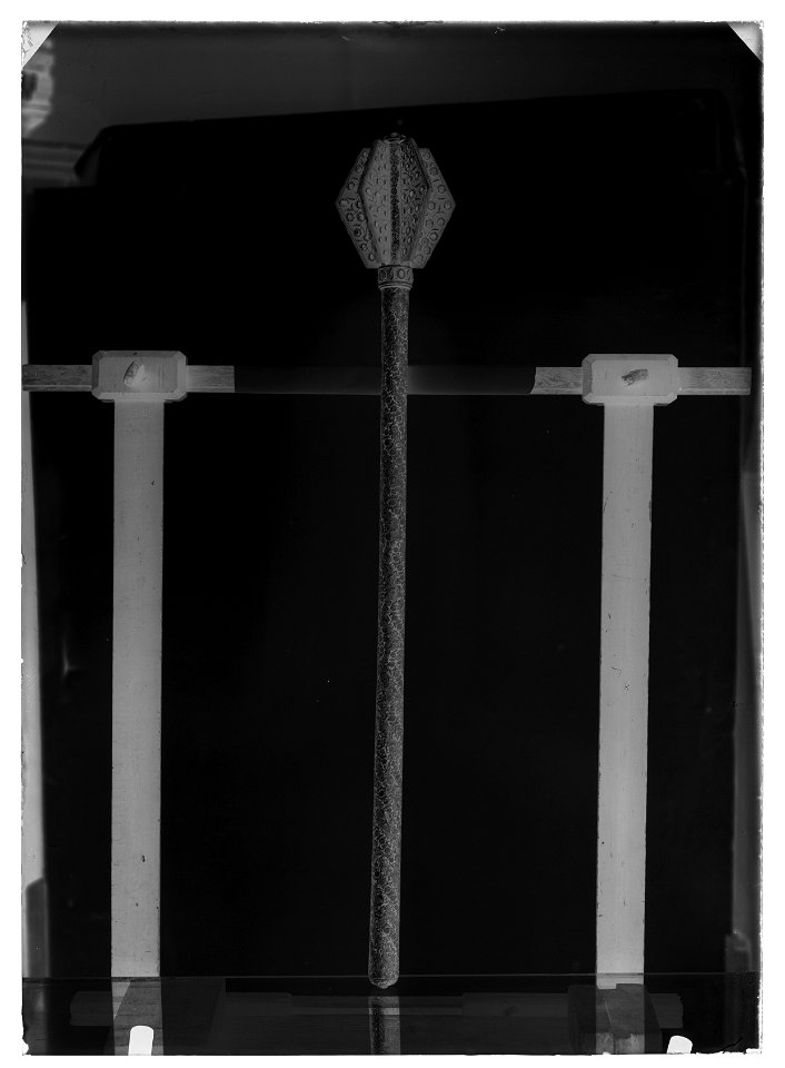 Hjälmkrossare, buzdygan, Turkiet, 1600-talets början - Livrustkammaren - 51685-negative