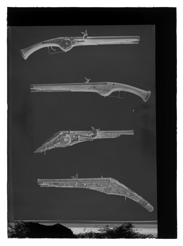Hjullåspistol av nederländsk typ ca 1625. - Livrustkammaren - 79828-negative