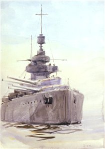 HMS 'Lion'- a study for the Battle of Jutland RMG PV2606
