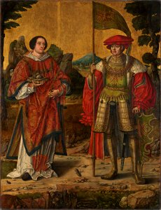 Hll. Stephanus und Mauritius (Vorderseite Inv. 1475)