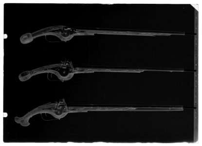 Hjullåspistoler - Livrustkammaren - 51653-negative