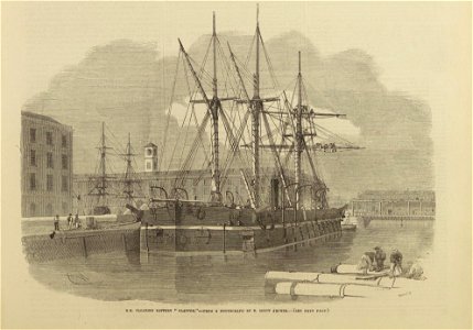 HM Floating Battery 'Glatton' - ILN 1855