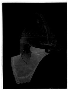 Hjälm-zischägge - Livrustkammaren - 77090-negative