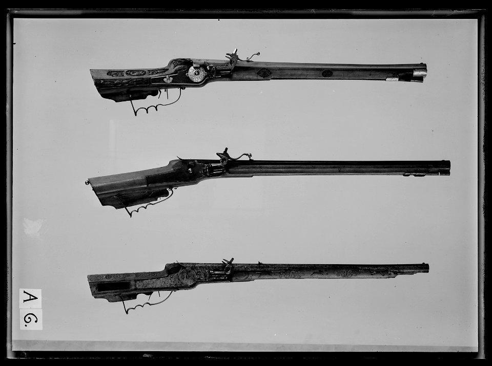 Hjullåsstudsare, Thüringen 1640-1670 c - Livrustkammaren - 43670