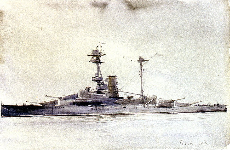 HMS 'Royal Oak,' RMG PW1808