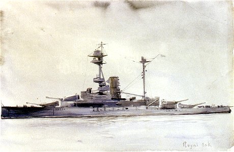 HMS 'Royal Oak,' RMG PW1808