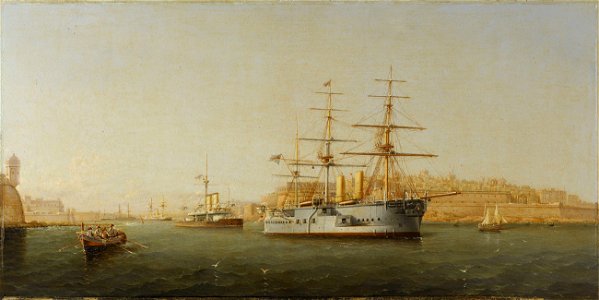 HMS Alexandra leaving Malta RMG BHC3184