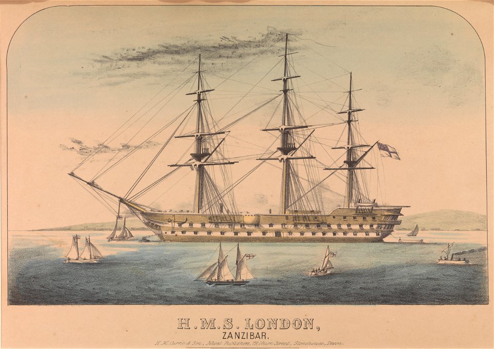 HMS London, Zanzibar PW8085