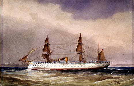 HMS Serapis troop ship 1866. No.758