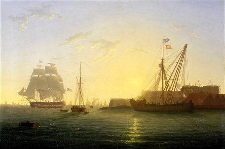 HMS 'Clyde' Arriving at Sheerness After the 'Nore' Mutiny, 30 May 1797 RMG BHC0497