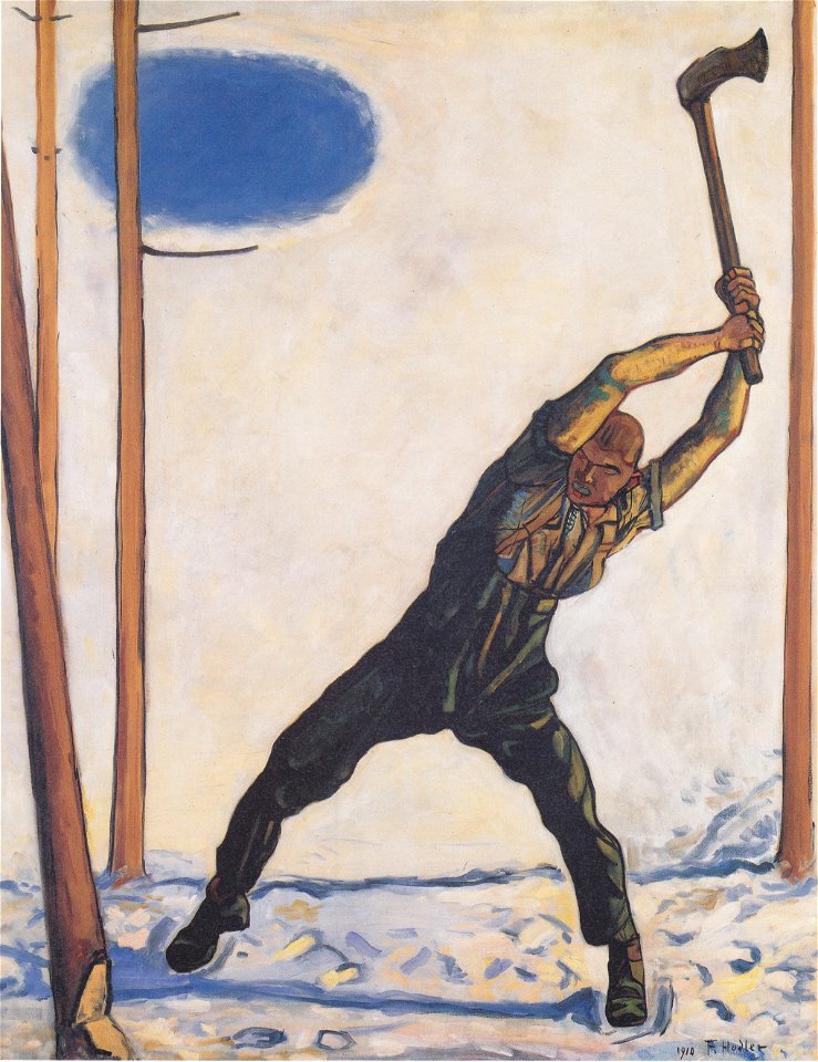 Hodler - Der Holzfäller2 - 1910