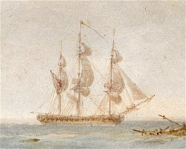HMS Penelope in 1800 (detail)