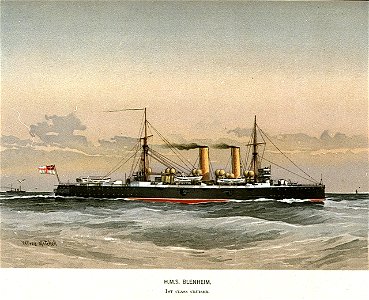 HMS Blenheim First Class Cruiser RMG PU0312