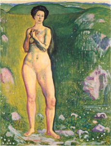 Hodler - Die Quelle - ca1904. Free illustration for personal and commercial use.