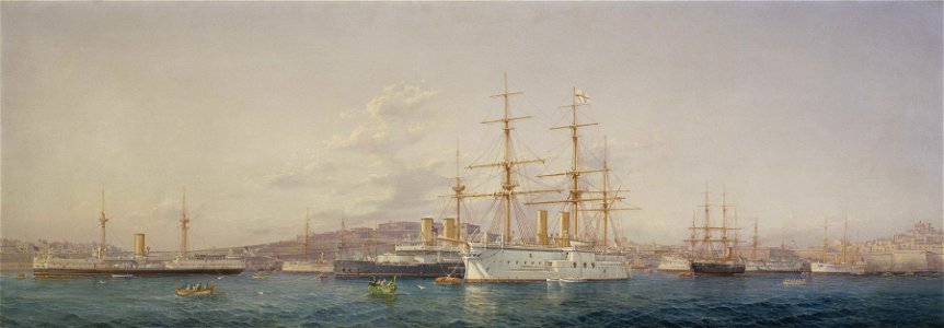 HMS 'Alexandra' at Malta RMG BHC3183