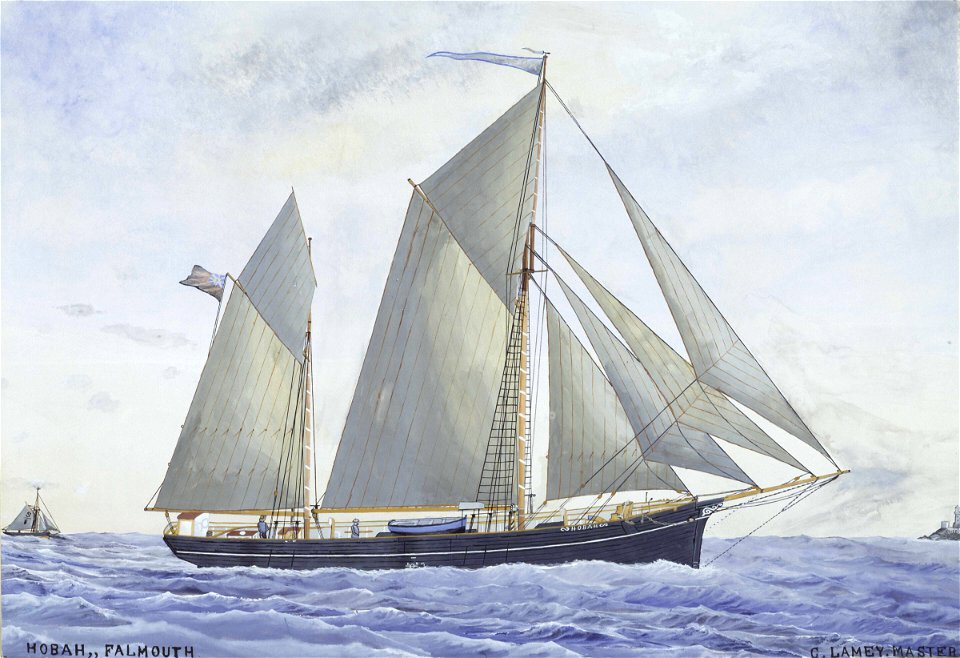 Hobah Falmouth. C. Lamey, Master RMG PY8601