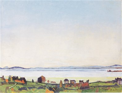 Hodler - Der Genfersee von Lausanne aus - 1912