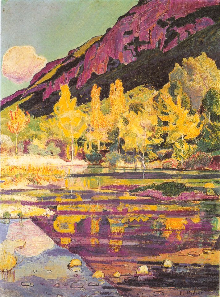 Hodler - Am Fuss des Petit Salève - ca 1893
