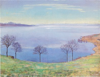 Hodler - Der Genfersee von Chexbres aus - ca1898
