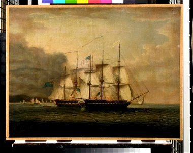 HMS Shannon taking USS Chesapeake, 1 June 1813 RMG BHC0602