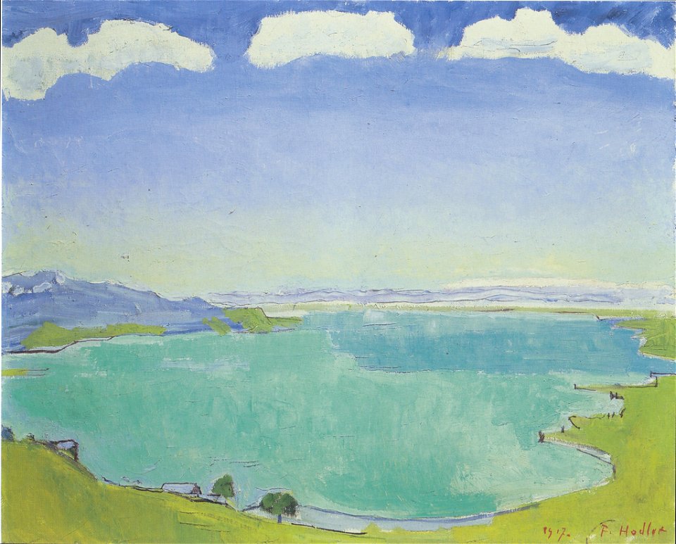 Hodler - Genfersee von Caux aus - 1917