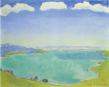 Hodler - Genfersee von Caux aus - 1917