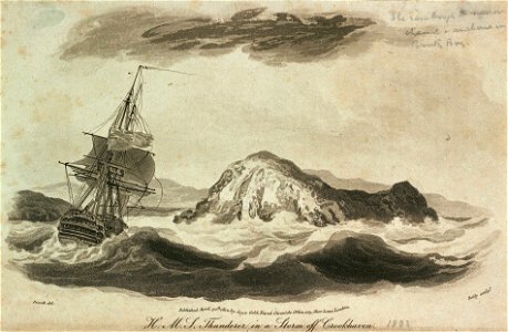 HMS Thunderer in a storm off Crookhaven RMG PU6013
