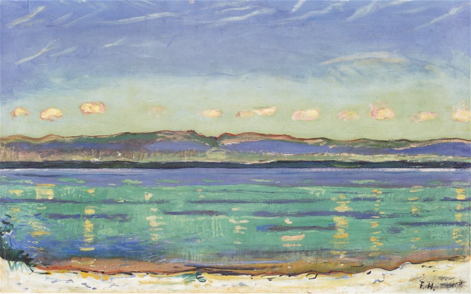 Hodler - Landschaftlicher Formenrhythmus - 1908