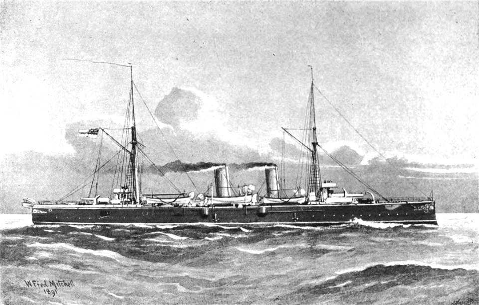 HMS Katoomba - Brassey's Naval Annual 1891
