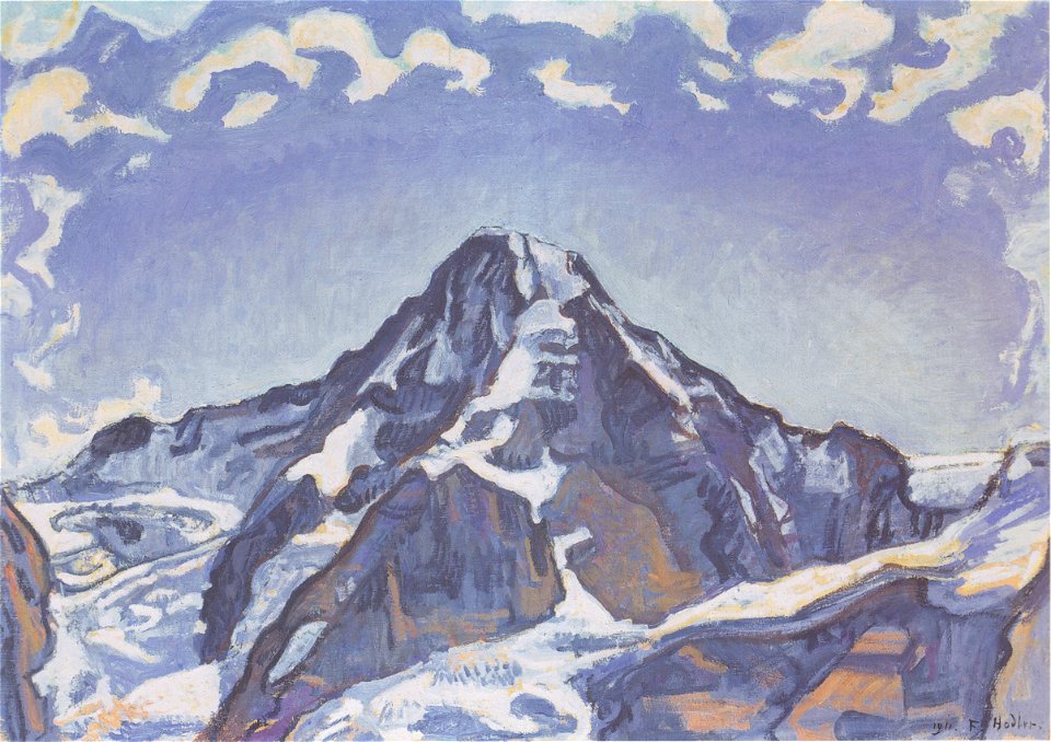 Hodler - Der Mönch mit Wolken - 1911