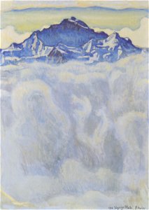 Hodler - Die Jungfrau über dem Nebelmeer - 1908