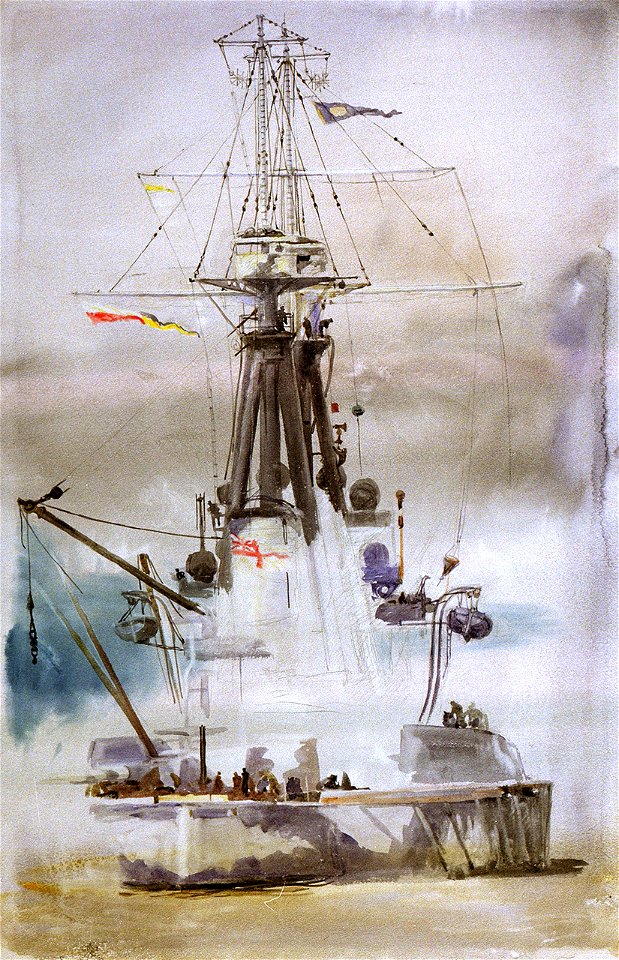 HMS 'Bellerophon', battleship RMG PV3348