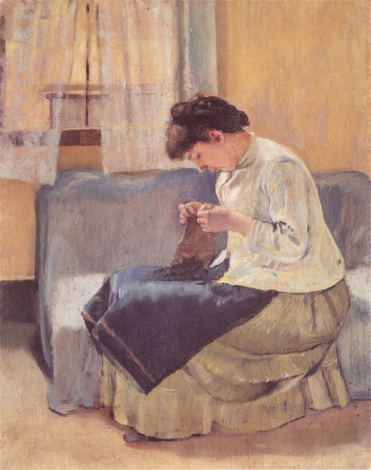 Hodler - Näherin - ca 1885-87