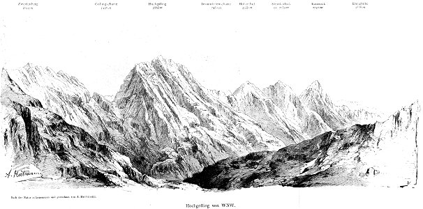 Hochgolling von WNW