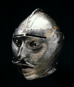 Hjälm med ansikte, från 1540 - Livrustkammaren - 4714