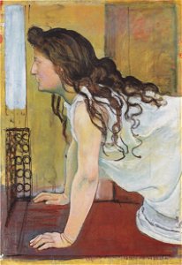 Hodler - Mädchen am Fenster - 1890