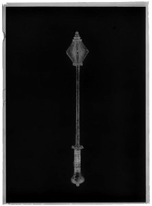 Hjälmkrossare, buzdygan, Tyskland, 1500-talets början - Livrustkammaren - 35196-negative