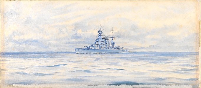 HMS Hood ca.1928 RMG PY0993