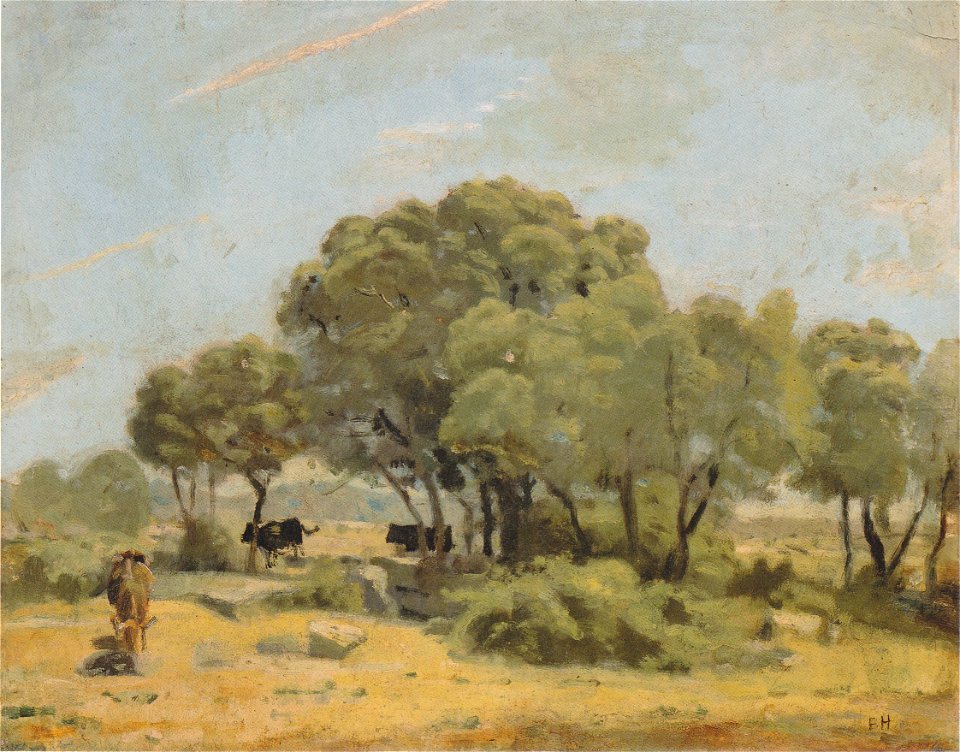 Hodler - Olivenbäume in Spanien - 1878