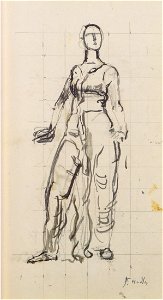 Hodler - Stehende Gewandfigur - 1913-14