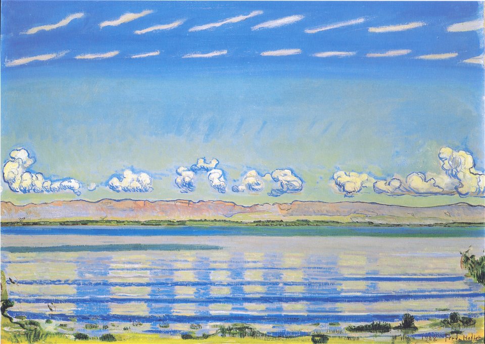 Hodler - Rhythmische Landschaft am Genfersee - 1908