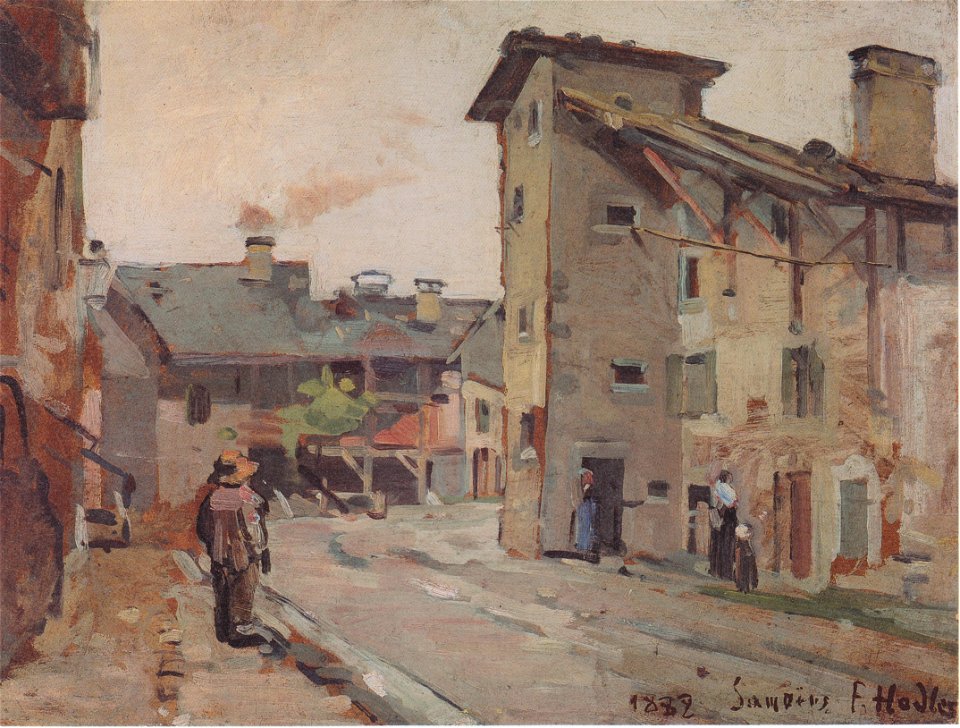 Hodler - Samoëns - 1882