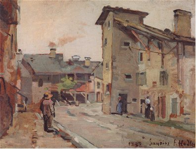 Hodler - Samoëns - 1882