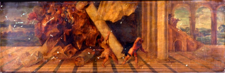 Hodgkins, Thomas F. - Samson and the Philistines - Google Art Project
