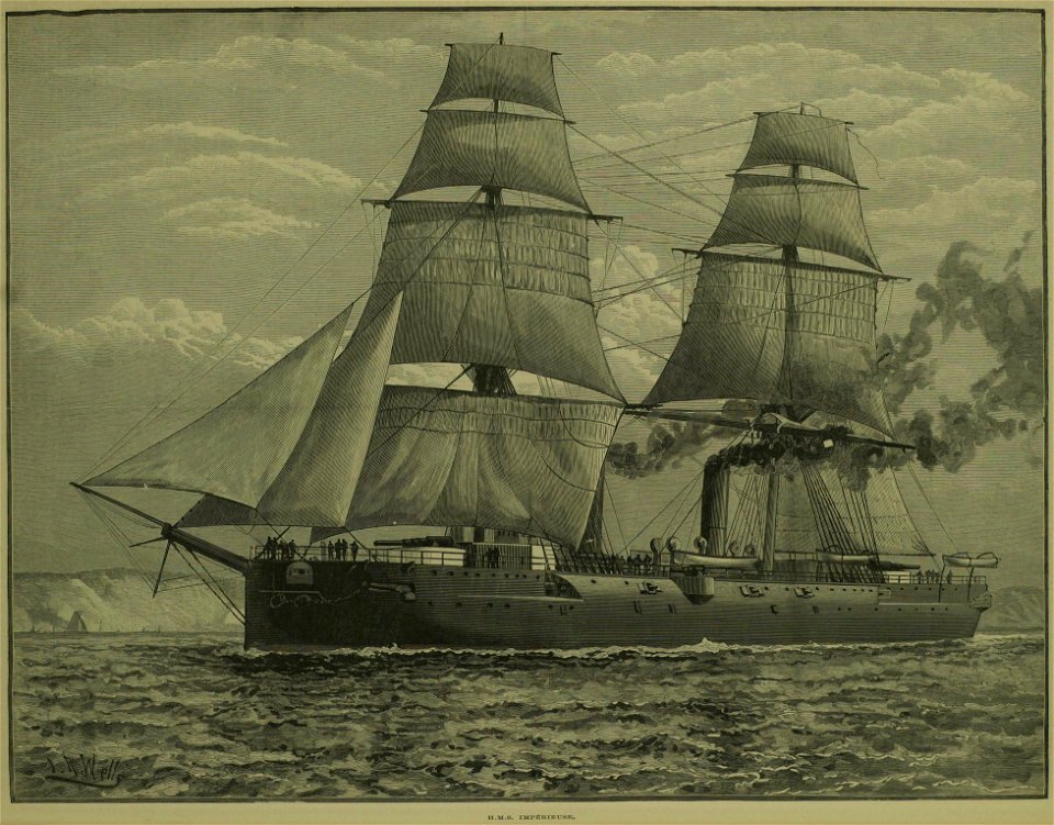 HMS Imperieuse, Armed Cruiser - ILN 1885