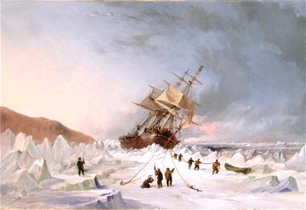 HMS 'Assistance' in the ice RMG BHC4239